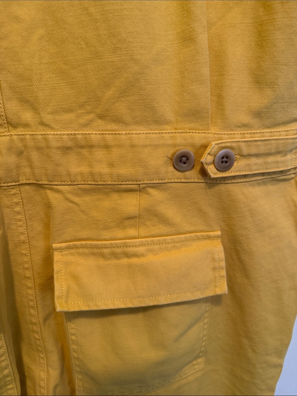 Madewell Mustard Yellow Short-Sleeve Utility Jumpsuit - Picture 6 of 6